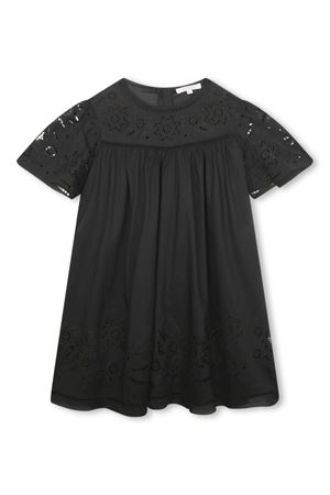 black cotton dress CHLOE' KIDS | C2019609B